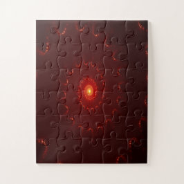Quebra-cabeça Gradiente de espiral vermelho fiery