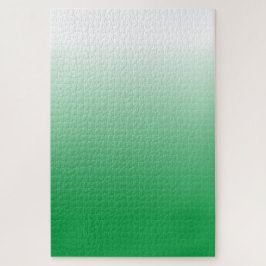 Quebra-cabeça Gradiente desafiador de branco para verde (ou escu