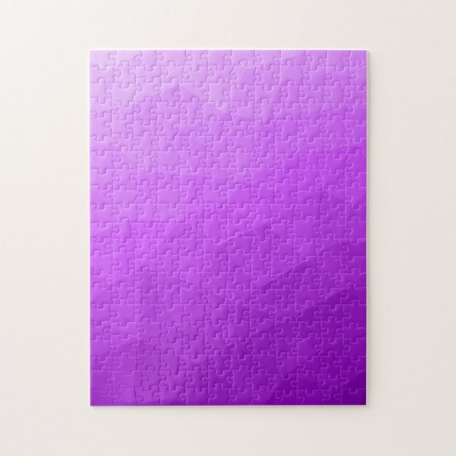 Quebra-cabeça Gradiente geométrico de malha de lavanda roxa (Vertical)