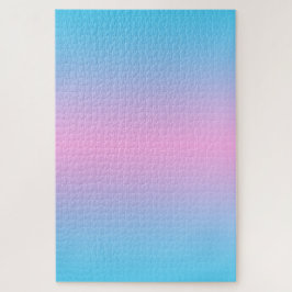 Quebra-cabeça Gradiente Rosa Ombre e Azul Céu