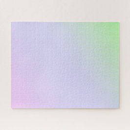 Quebra-cabeça Gradiente roxo verde moderno Watercolor Arco-íris