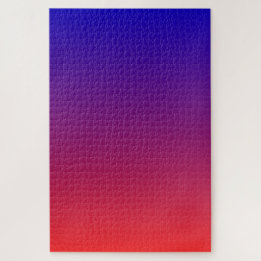 Quebra-cabeça Gradiente Vermelho Roxo Azul