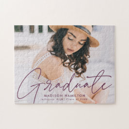 Quebra-cabeça Graduação de Foto em Script Puro Moderno