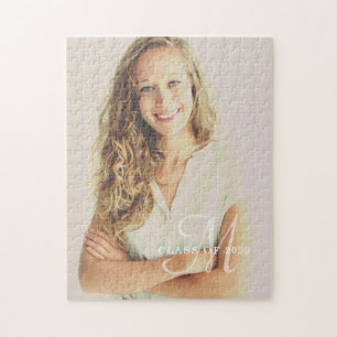 Quebra-cabeça Graduação Personalizada de Foto de Ano da Classe M