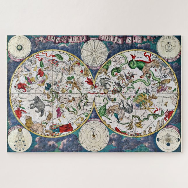 Quebra-cabeça Gráfico de estrelas (Horizontal)