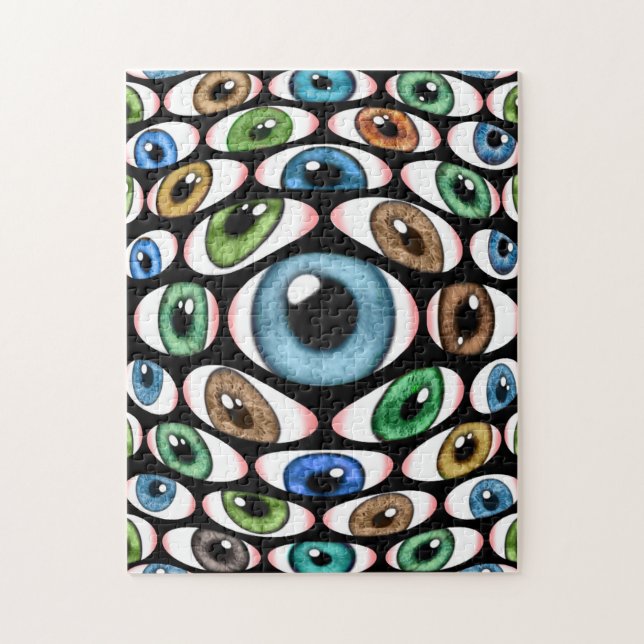 Quebra-cabeça Gráfico de Olhos (Vertical)