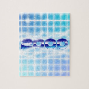 Quebra-cabeça gráfico do ano 2000