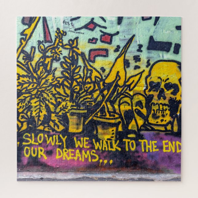 Quebra-cabeça Grafite de Arte Urbana (Vertical)