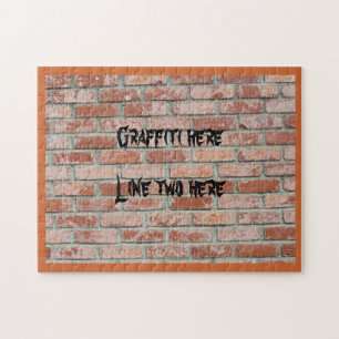 Quebra-cabeça - Grafite na Parede de tijolos