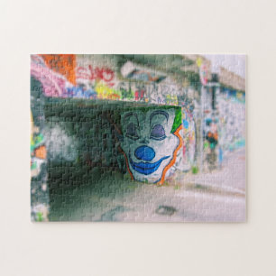 Quebra-cabeça Grafites do palhaço - arte da rua - Milão - PC d