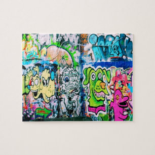Quebra-cabeça Grafites no Southbank de Londres - 8x10 - PC 110