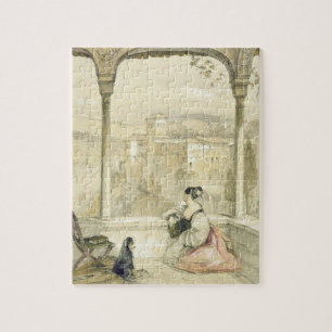 Quebra-cabeça Granada (Alhambra), chapeia 9 'dos esboços de Spa