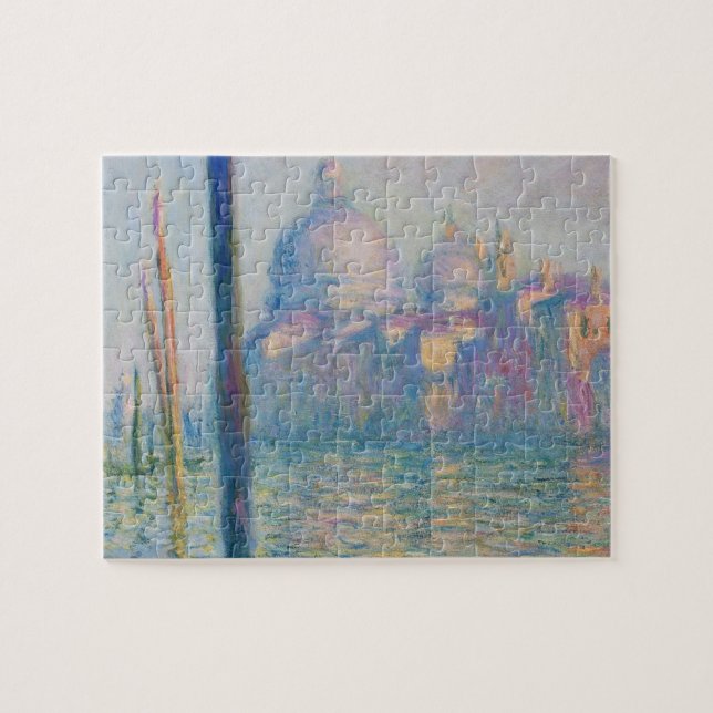 Quebra-cabeça Grand Canal Veneza por Monet (Horizontal)