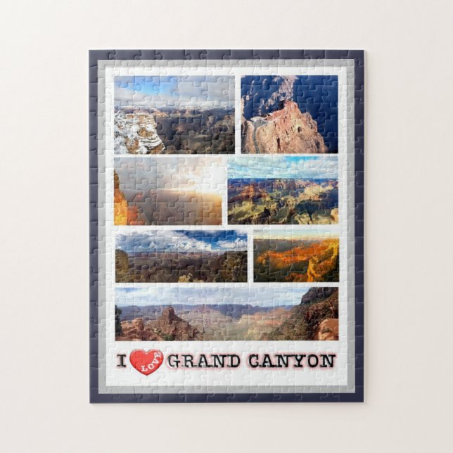 Quebra-cabeça Grand Canyon - I Love - United States - (Vertical)