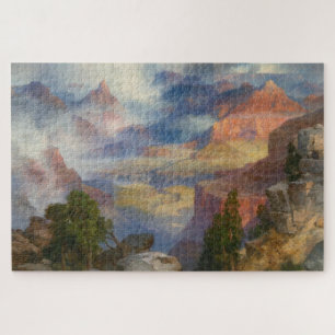 Quebra-cabeça Grand Canyon in Mist (por Thomas Moran)