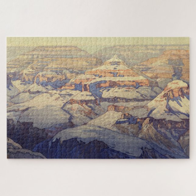 Quebra-cabeça Grand Canyon, Yoshida, Woodcut (Horizontal)