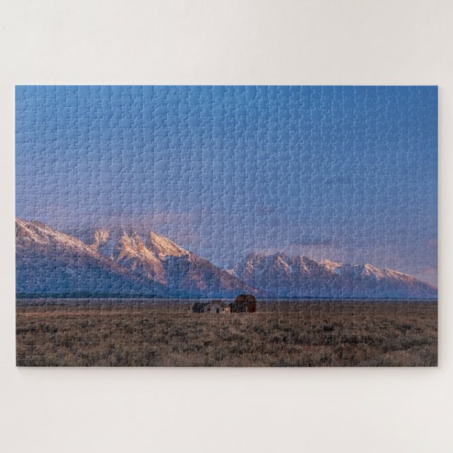 Quebra-cabeça Grand Tetons Tranquilos (Horizontal)