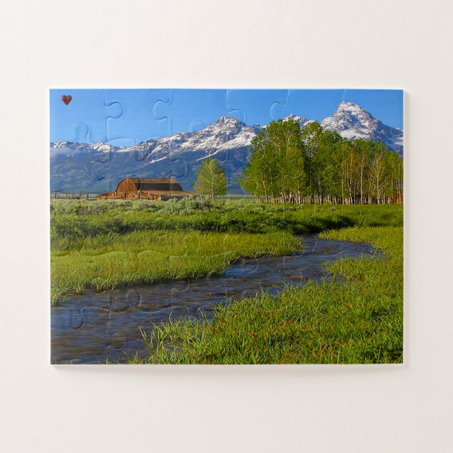 Quebra-cabeça Grand Tetons Wyoming (Horizontal)