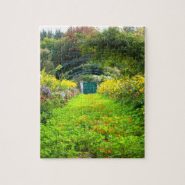 Quebra-cabeça Grande Allee de Monet, jardim de Monet, bonito