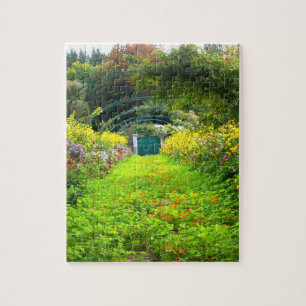 Quebra-cabeça Grande Allee de Monet, jardim de Monet, bonito