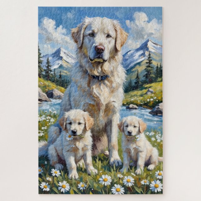 Quebra-cabeça Grande Arte do Vale Alpino dos Pirenéus (Vertical)