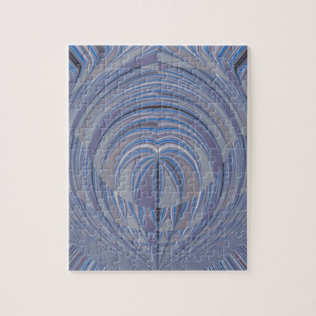 Quebra-cabeça Grande Design de Coração Invisível (Vertical)