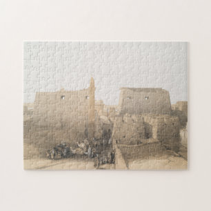 Quebra-cabeça Grande entrada para o Templo Luxor, Egito