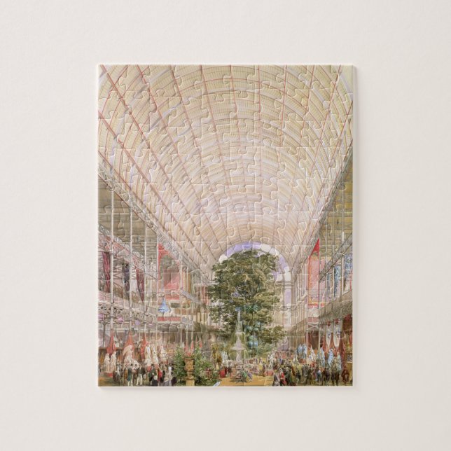 Quebra-cabeça Grande exposição de 1851. Decoração do transe (Vertical)