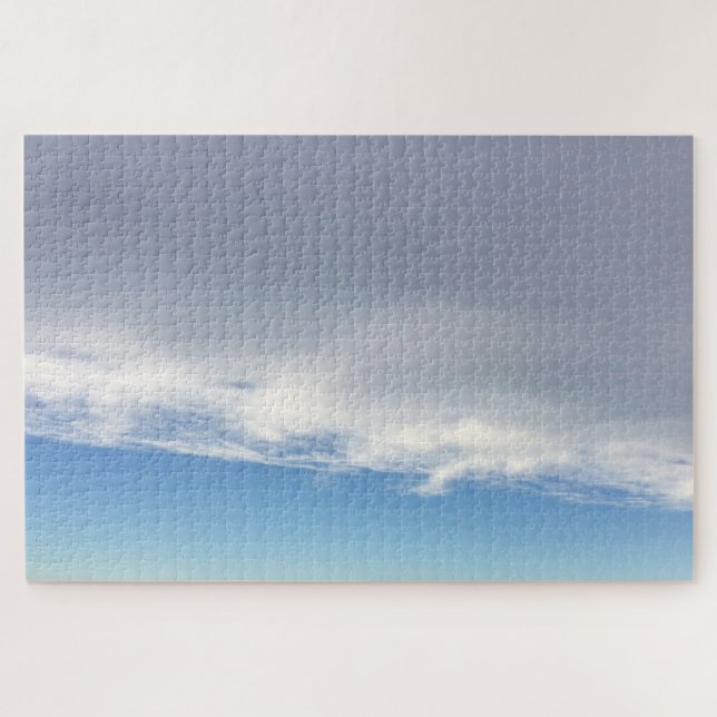 Quebra-cabeça Grande foto de cloud Blue Sky (Horizontal)