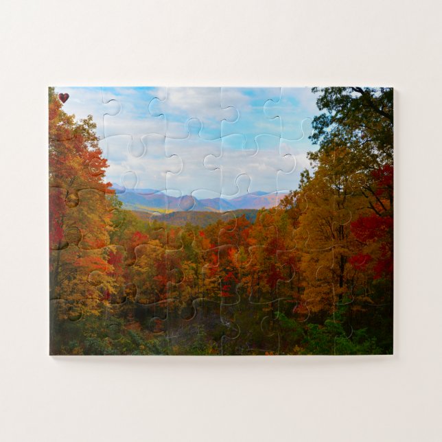 Quebra-cabeça Grande Montanha Fumegante Tennessee (Horizontal)
