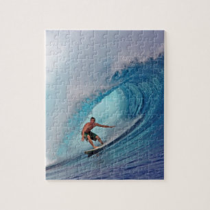 Quebra-cabeça Grandes ilhas azuis surfando de Mentawai da onda