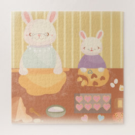 Quebra-cabeça Grandma Baking Cookies