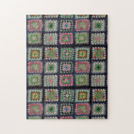 Quebra-cabeça - Granny Square Afghan