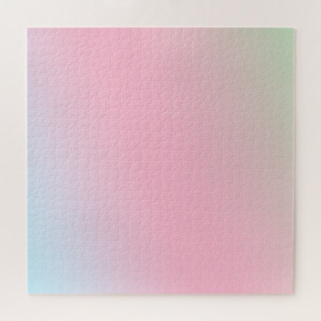 Quebra-cabeça Granulação colorida moderna Watercolor Arco-íris (Horizontal)