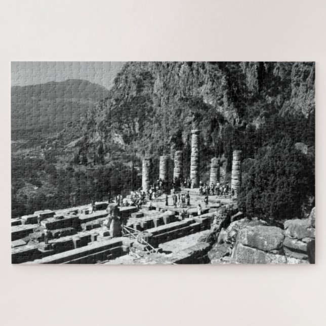 Quebra-cabeça Grécia Antiga Delphi Templo de Apolo (Horizontal)