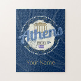 Quebra-cabeça Grécia de Atenas - Acropolis Vintage Souvenir