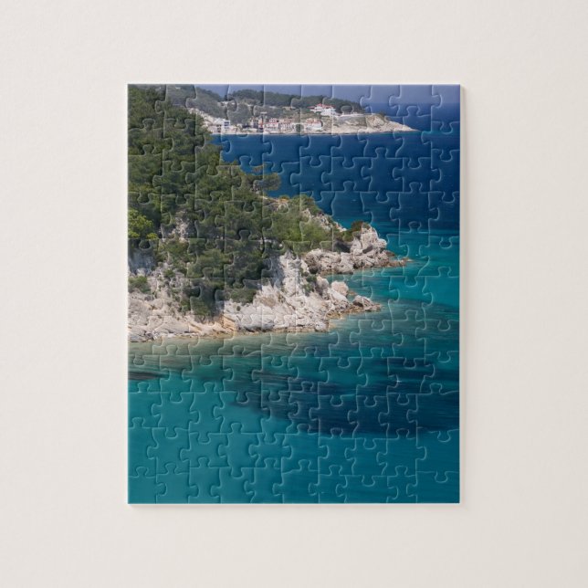 Quebra-cabeça GRÉCIA, Ilhas do Egeu Nordeste, SAMOS, (Vertical)
