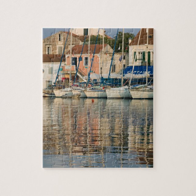 Quebra-cabeça GRÉCIA, Ilhas Jónicas, KEFALONIA, Fiskardo: (Vertical)