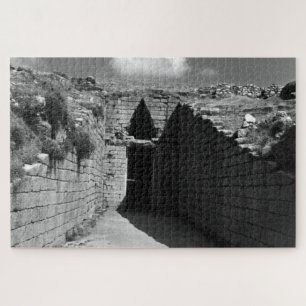 Quebra-cabeça Grécia Vintage Athens Mycenae Agamemnon tomb
