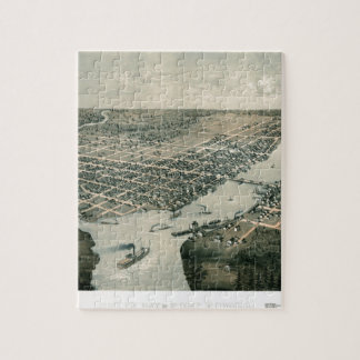 Quebra-cabeça Green Bay Wisconsin 1867