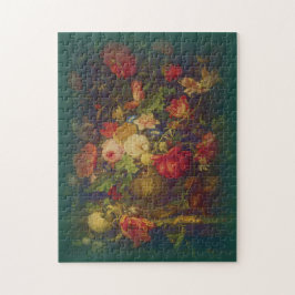 Quebra-cabeça Grunge Vase De Flores