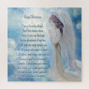 Quebra-cabeça Guardian Angel com Poem