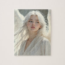 Guardião Luminoso - Anjo da Aurora Prateada