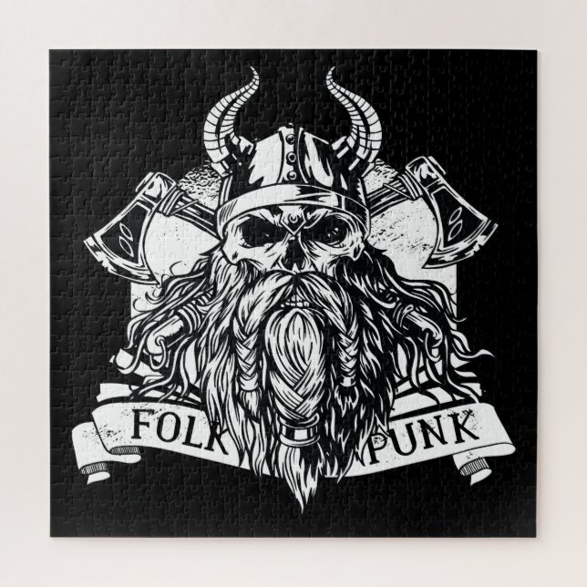 Quebra-cabeça Guerreiro de Viking com Carbordas (Vertical)