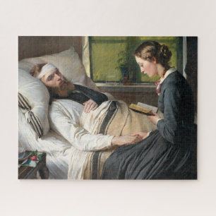 Quebra-cabeça Guerreiro ferido (por Elisabeth Jerichau-Baumann)
