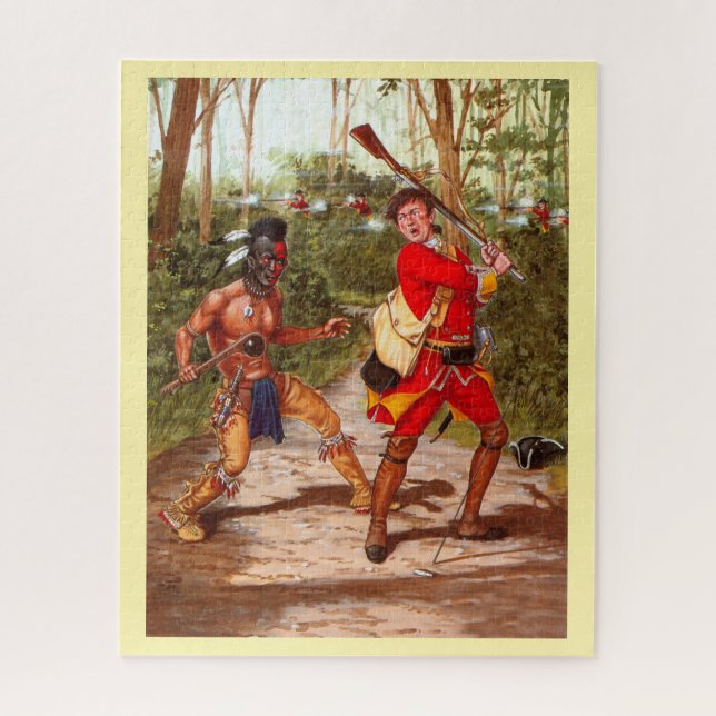 Quebra-cabeça Guerreiro Huron (Vertical)