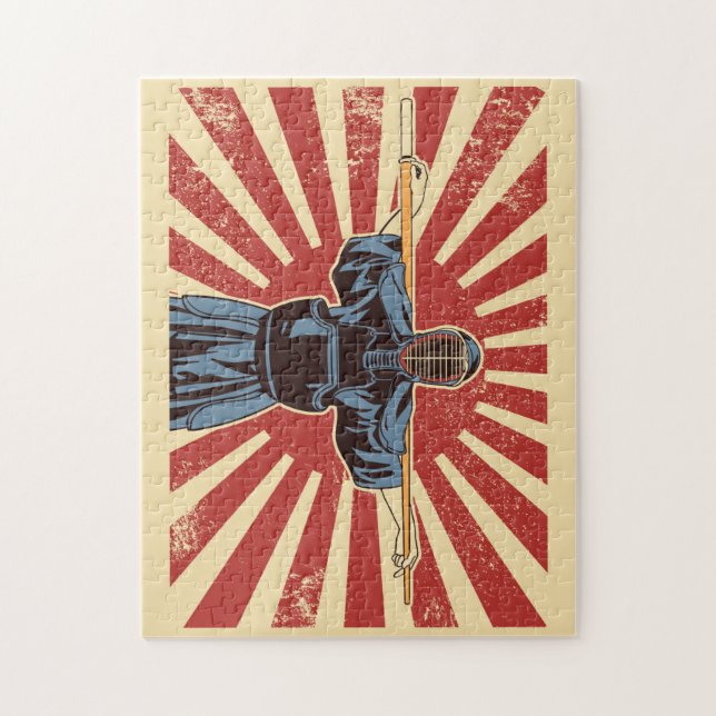 Quebra-cabeça Guerreiro Ninja (Vertical)