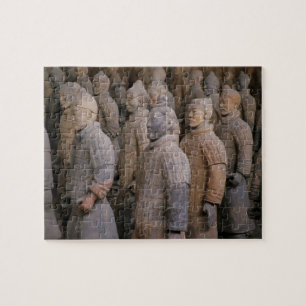 Quebra-cabeça guerreiros de Terracota do Imperador Qin Shihuang