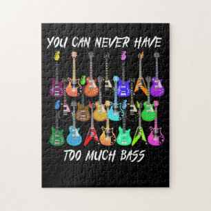Quebra-cabeça Guitar Lover You Can Never Have To Must Bass