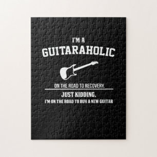 Quebra-cabeça Guitarista Sou Guitarholo Aniversário